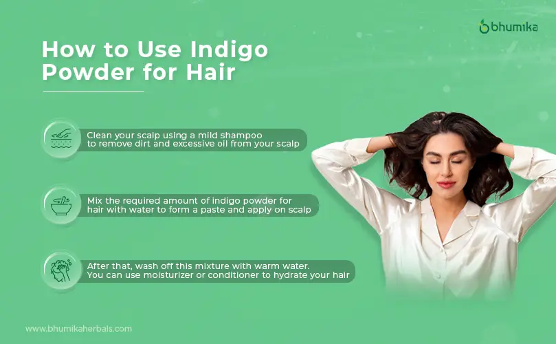 how to use indigo powder for hair