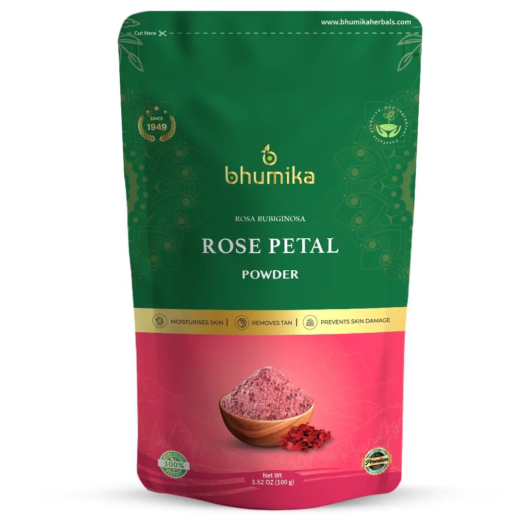 Rose Petal Powder 100% Pure Rosa Indica 100gm