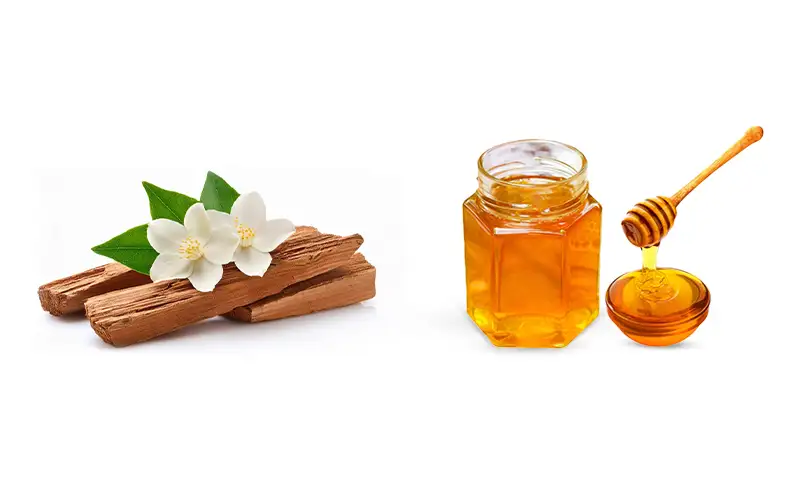 sandalwood and honey