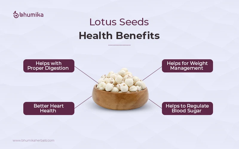 lotus seeds or makhana benefits for health