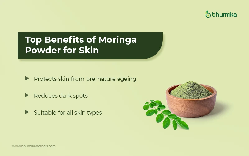 moringa powder for face