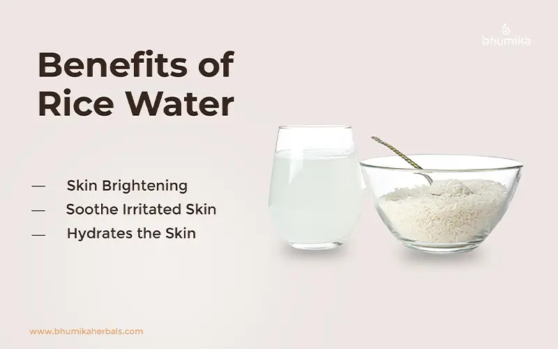 benefits of rice water for skin