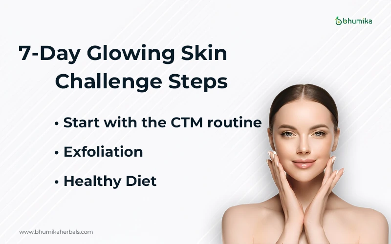 7 day glowing skin challenge steps