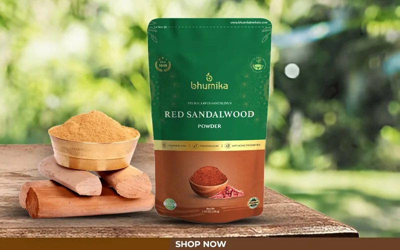 red sandalwood powder