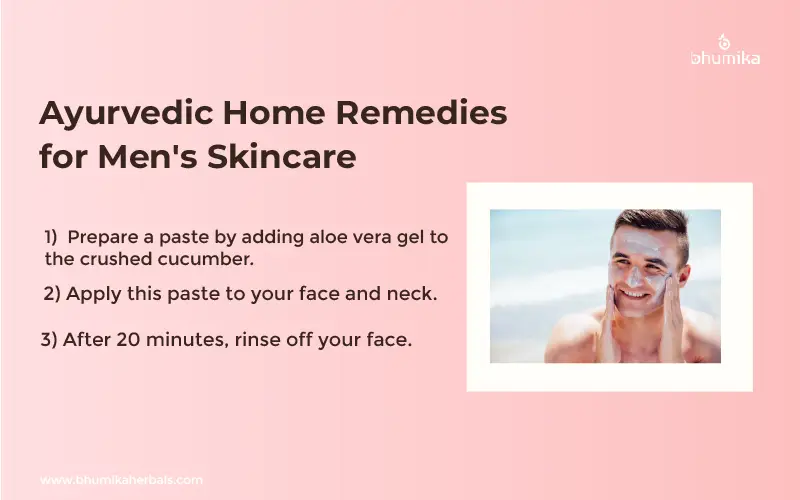ayurvedic home remedies for men skin care