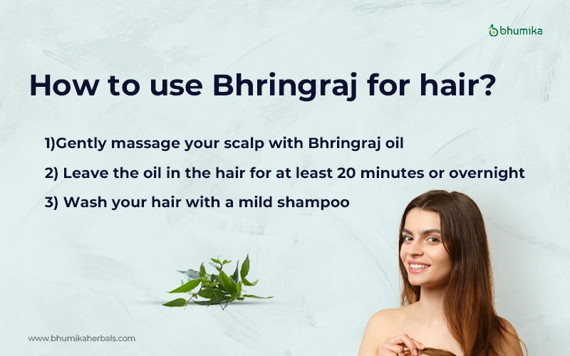 how to use bhringraj for hair