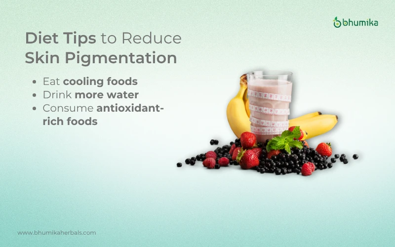diet tips to reduce skin pigmentation