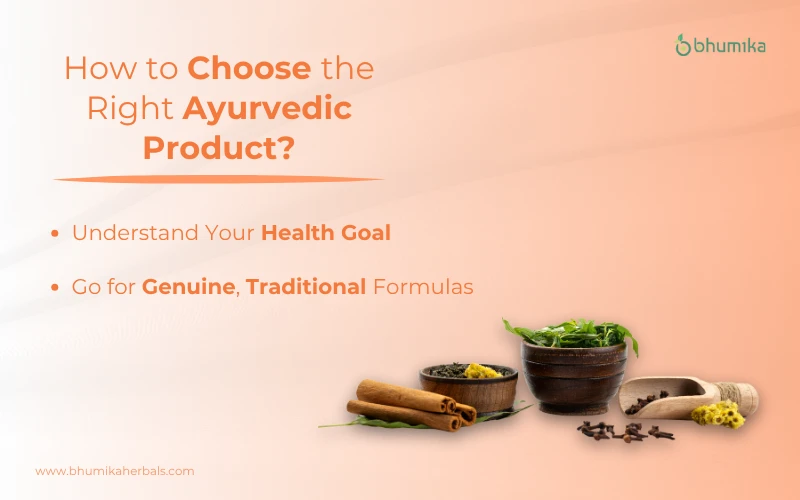 how to choose the right ayurvedic products