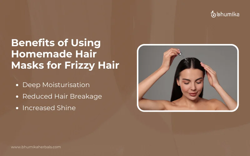 benefits of using homemade hair masks for frizzy hair