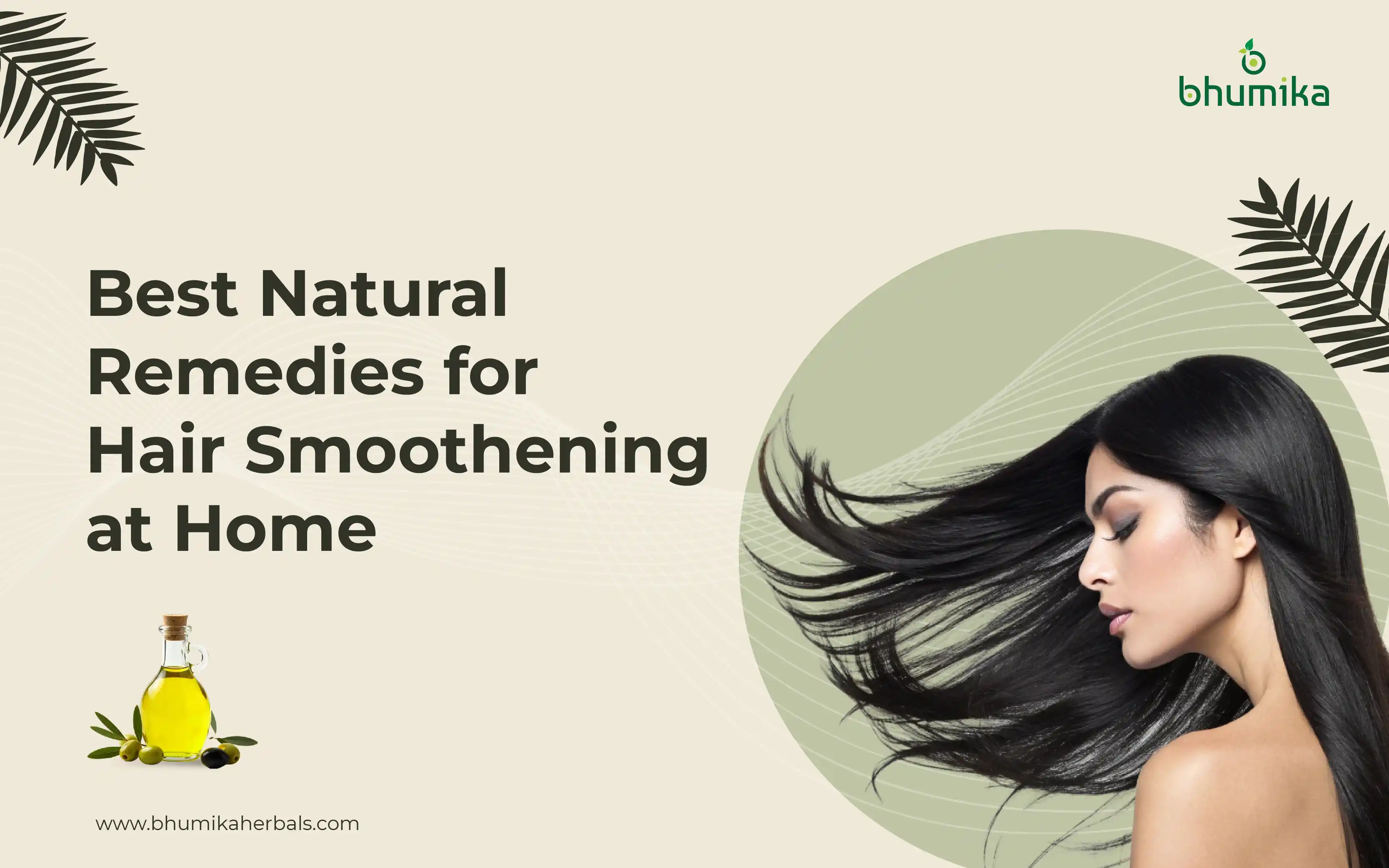 hair smoothening at home
