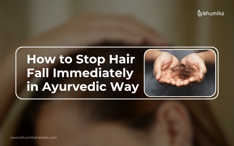 how to stop hair fall immediately