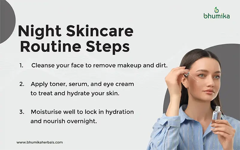 night skincare routine steps