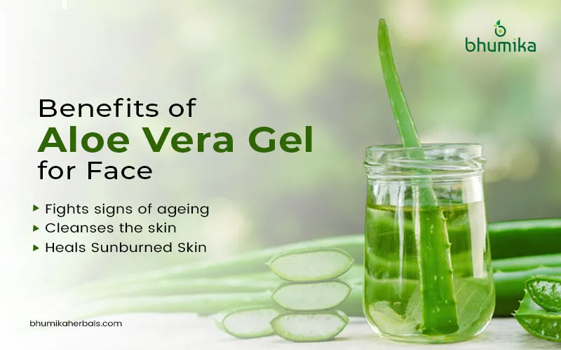benefits of aloe vera gel for face