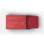 red sandalwood soap back side