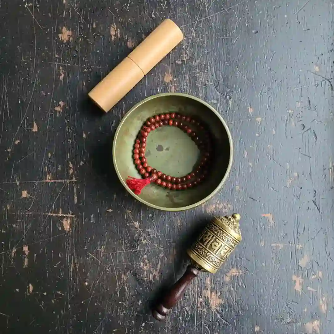 Red Sandalwood Mala - 8MM, 108+1 Beads Authentic Natural Rakta Chandan Rosary