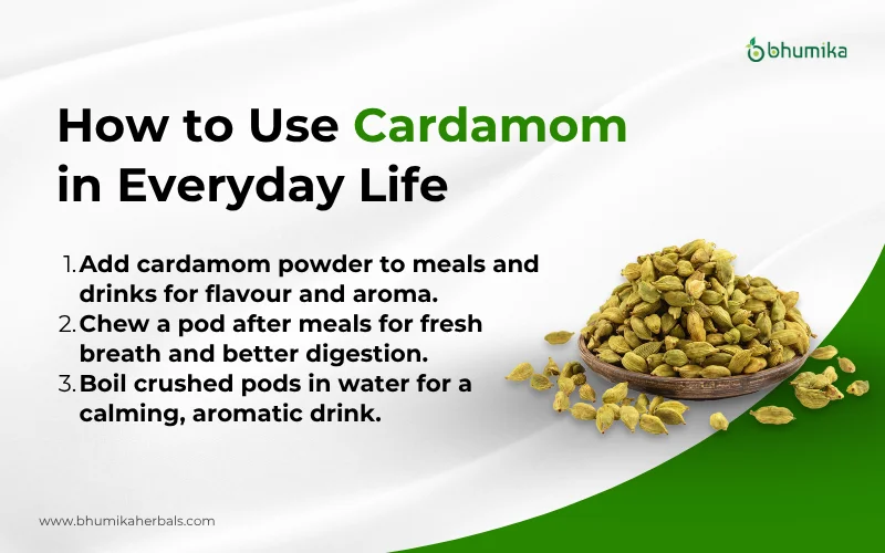 how to use cardamom 