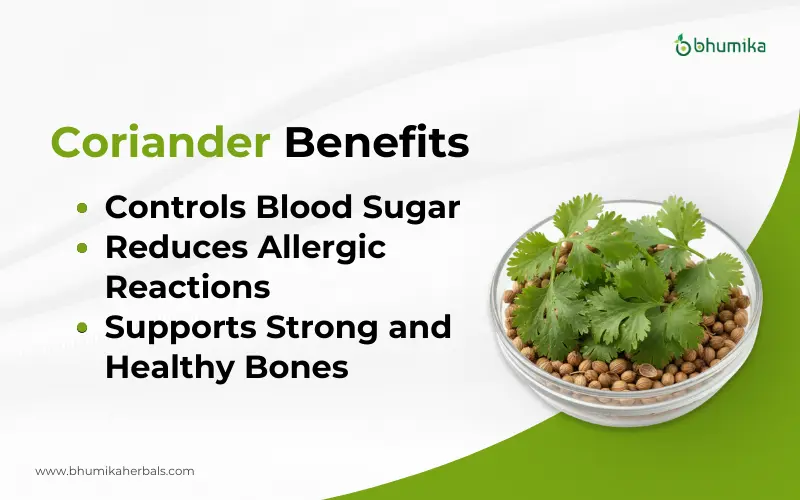 coriander benefits