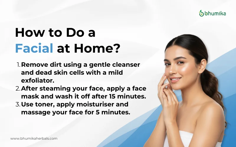 how to do a facial at home