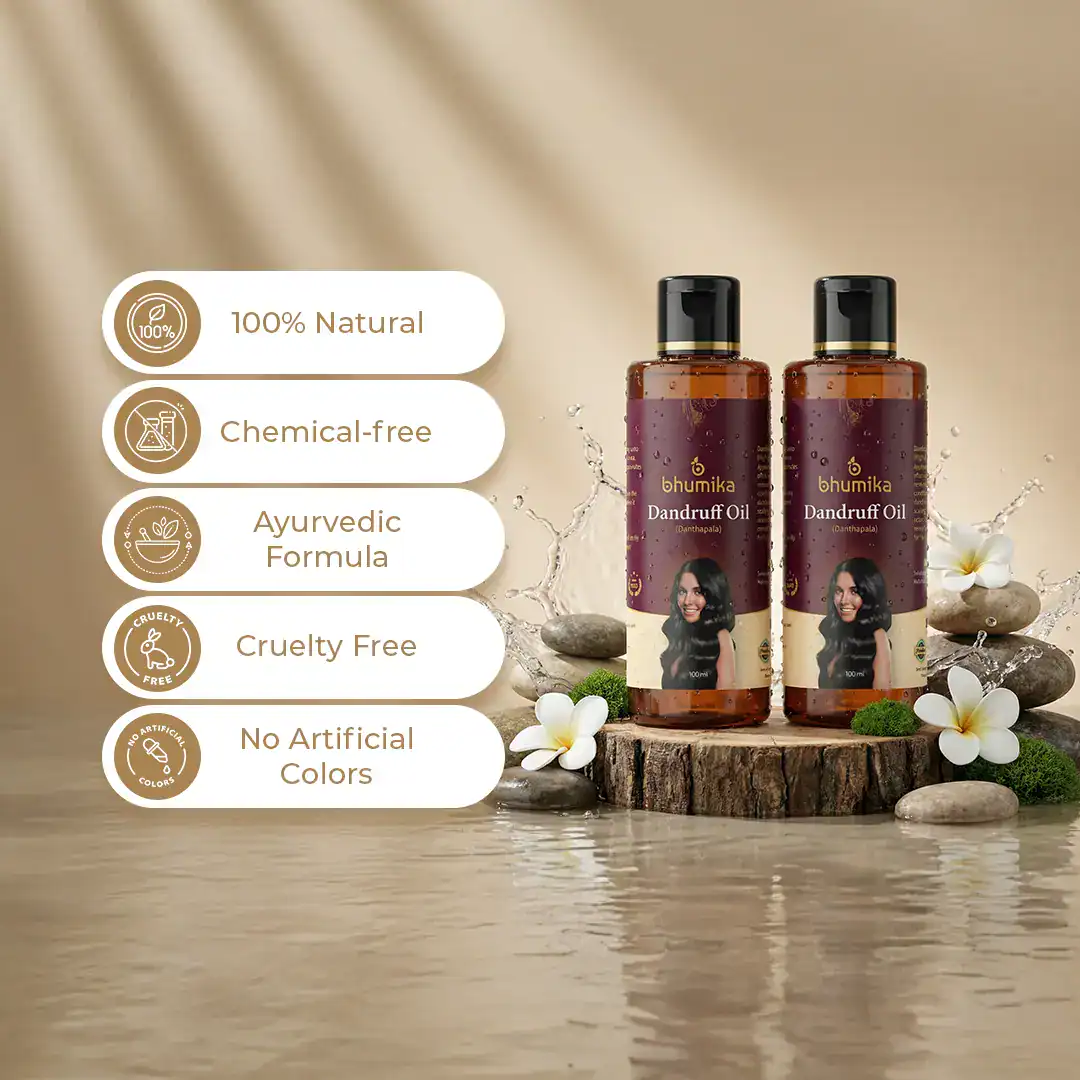 Dandruff Oil with Danthapala - Ayurvedic Anti-Dandruff Oil