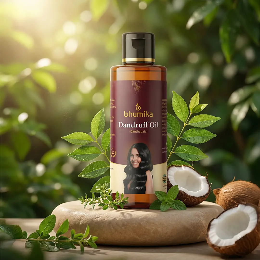 Dandruff Oil with Danthapala - Ayurvedic Anti-Dandruff Oil
